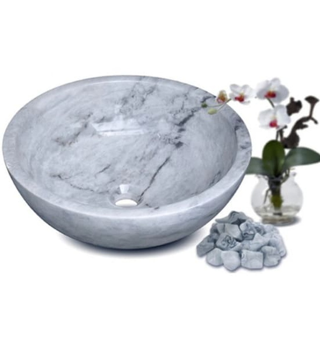 Chậu lavabo đặt bàn đá tự nhiên Kanly MAR133N 