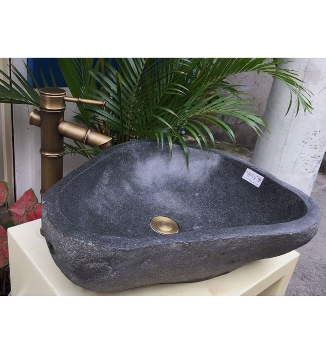 Chậu Rửa Mặt Đặt Bàn Đá Cuội Kanly MAR15i 