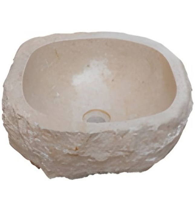 Chậu lavabo đặt bàn đá marble tự nhiên Kanly MAR51I 