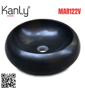 Chậu lavabo đặt bàn đá tự nhiên Kanly MAR122V 