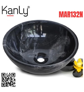 Chậu lavabo đặt bàn đá tự nhiên Kanly MAR12N 