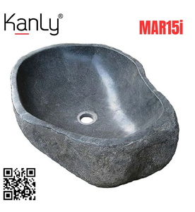 Chậu Rửa Mặt Đặt Bàn Đá Cuội Kanly MAR15i 