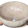 Chậu lavabo đặt bàn đá Marble tự nhiên Kanly MAR11I 