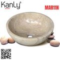 Chậu lavabo đặt bàn đá tự nhiên Kanly MAR11N 
