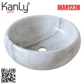 Chậu lavabo đặt bàn đá tự nhiên Kanly MAR123N 