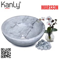 Chậu lavabo đặt bàn đá tự nhiên Kanly MAR133N 