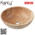 Chậu lavabo đặt bàn đá tự nhiên Kanly MAR13N 