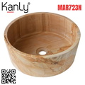 Chậu lavabo đặt bàn đá tự nhiên Kanly MAR723N 