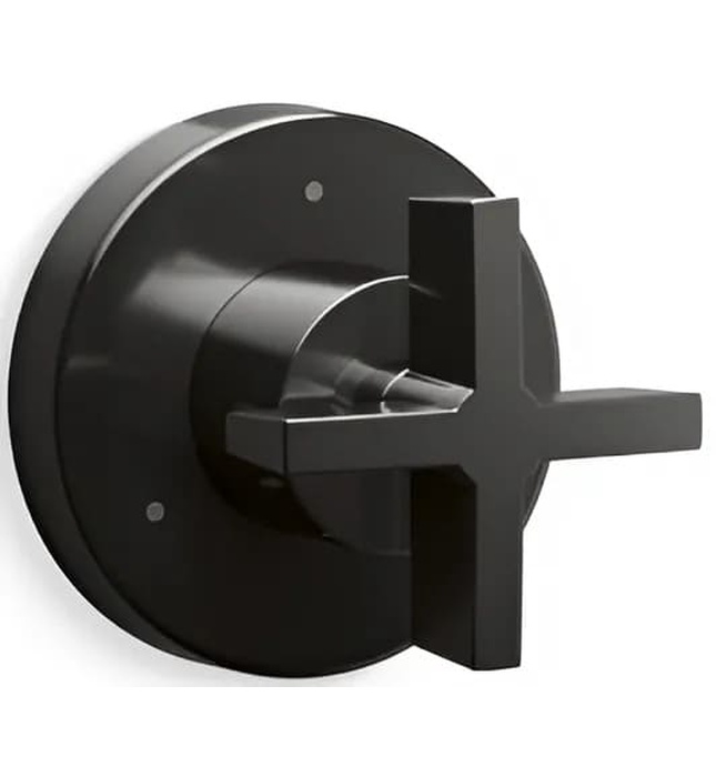 Mặt nạ chuyển đổi hướng dòng nước sen tắm vàng Kallista P24483-CR-BAF