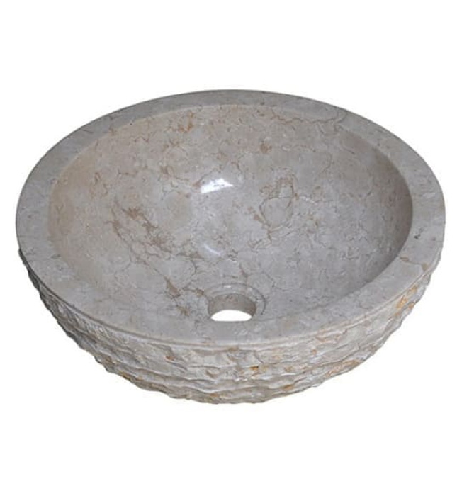 Chậu lavabo đặt bàn đá Marble tự nhiên Kanly MAR11Bi