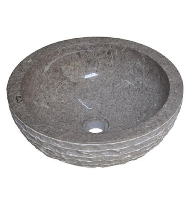 Chậu lavabo đặt bàn đá Marble tự nhiên Kanly MAR14Bi