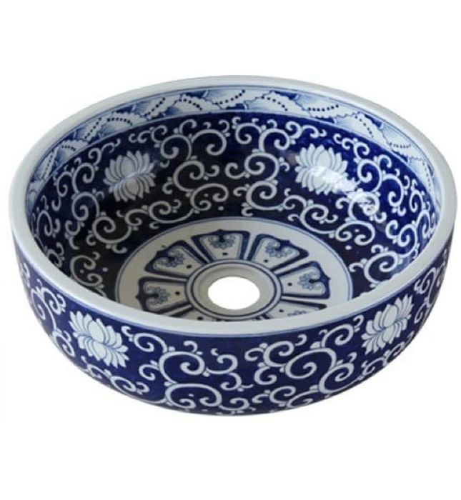 Chậu lavabo đặt bàn sứ mỹ thuật Kanly SU120 