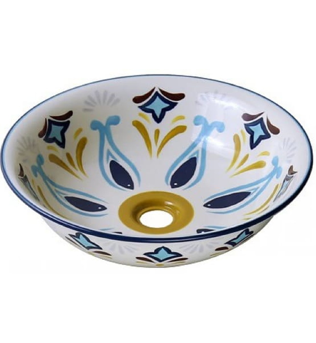 Chậu lavabo đặt bàn sứ mỹ thuật Kanly SU403 