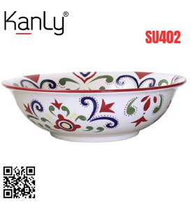 Chậu lavabo đặt bàn sứ mỹ thuật Kanly SU402 