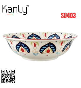 Chậu lavabo đặt bàn sứ mỹ thuật Kanly SU405