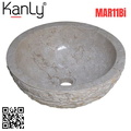 Chậu lavabo đặt bàn đá Marble tự nhiên Kanly MAR11Bi