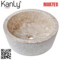 Chậu lavabo đặt bàn đá Marble tự nhiên Kanly MAR7E1I 