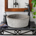 Chậu lavabo đặt bàn đá Marble tự nhiên Kanly MAR7E4I 