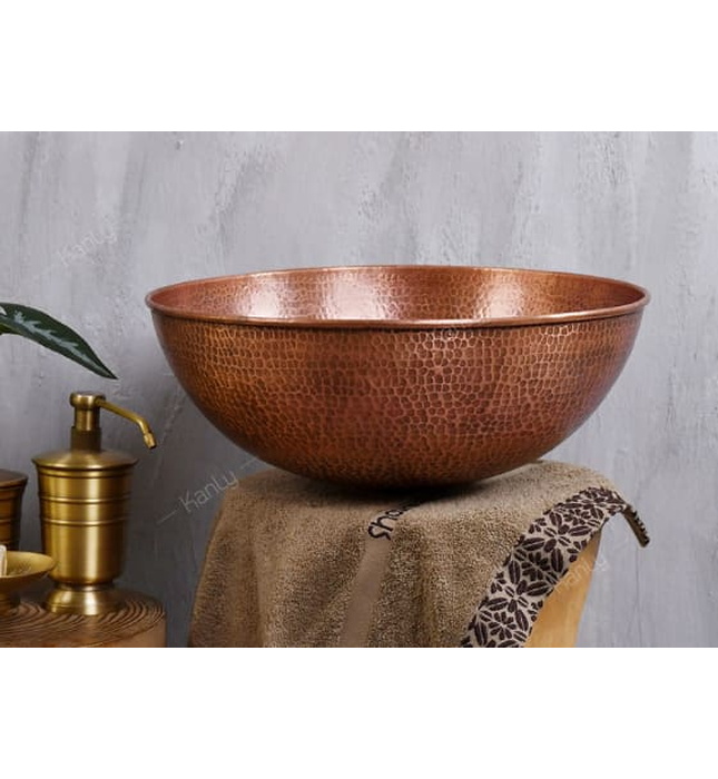 Chậu lavabo đặt bàn đồng Kanly RSC201V