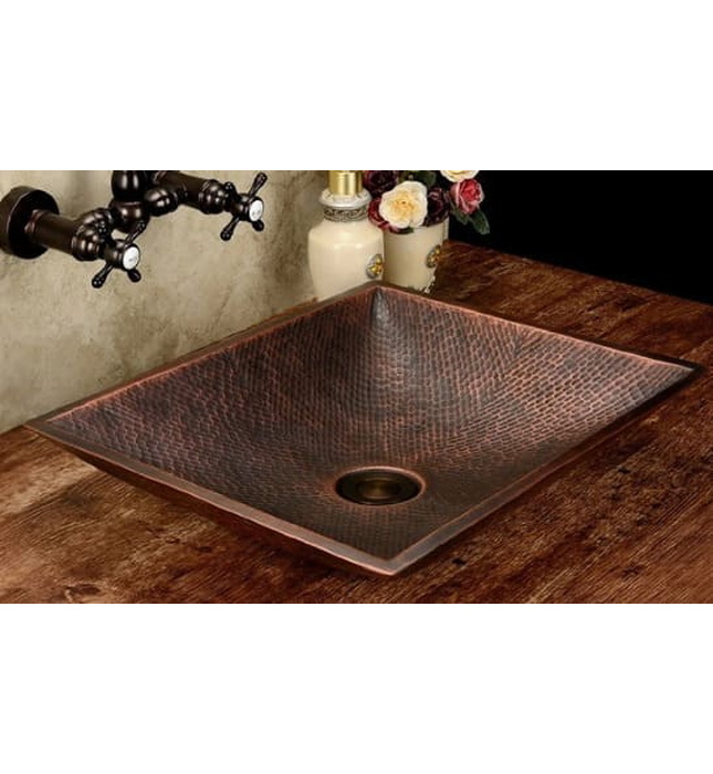 Chậu lavabo đặt bàn đồng thau Kanly CS03