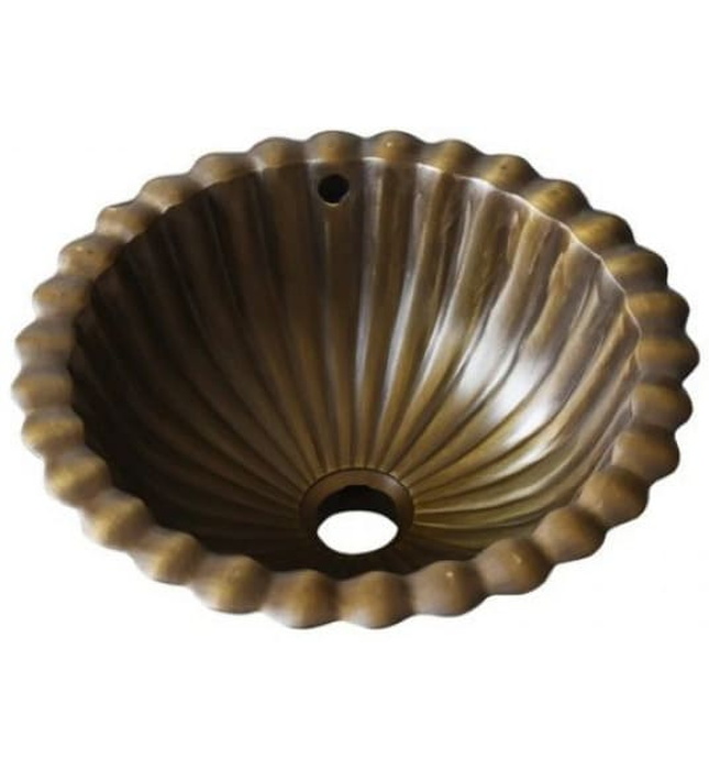 Chậu lavabo đặt bàn đồng thau Kanly GCL09 