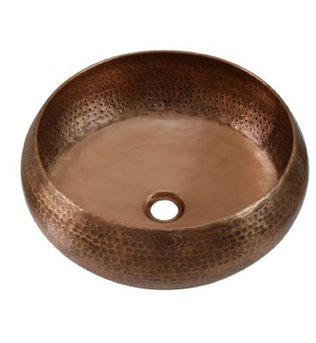 Chậu lavabo đặt bàn đồng đỏ Kanly RSC121V 