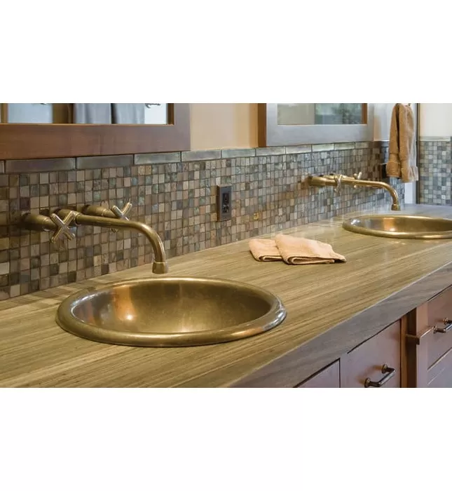 Chậu lavabo đặt bàn đồng thau Kanly BL2011 (RSC319)