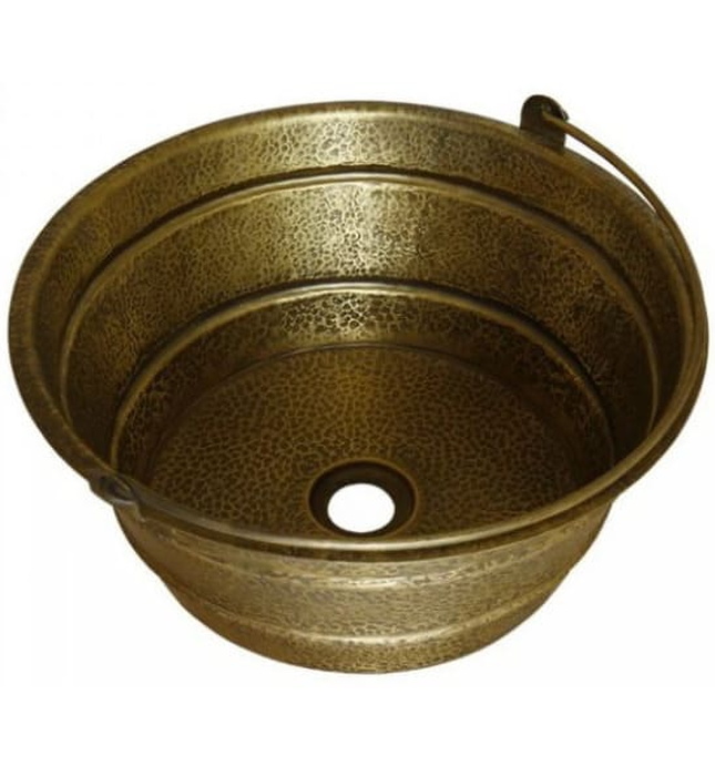 Chậu lavabo đặt bàn đồng có quai xách Kanly RSC411V 