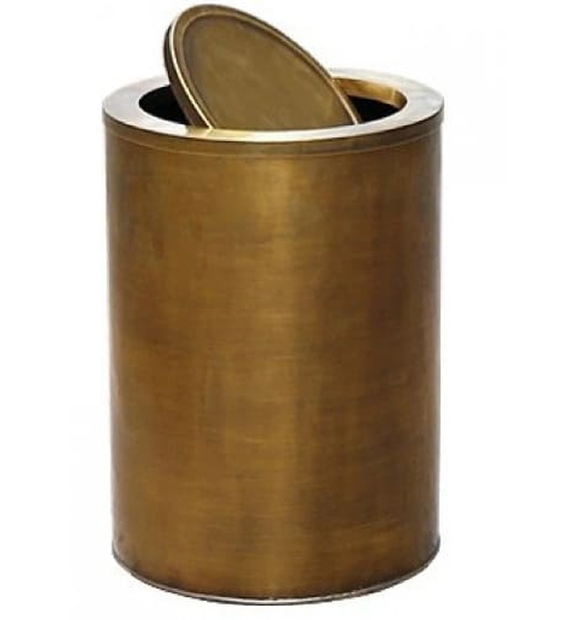 Thùng Đựng Rác Bằng Đồng Nắp Lật Kanly RSC504 