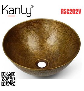 Chậu lavabo đặt bàn đồng Kanly RSC201V