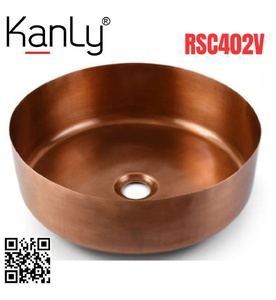 Chậu lavabo đặt bàn đồng Kanly RSC402V 
