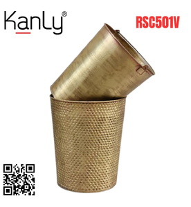 Thùng Đựng Rác Bằng Đồng Kanly RSC501V