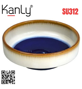 Chậu lavabo đặt bàn sứ mỹ thuật Kanly SU312 