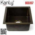 Chậu lavabo đặt bàn đồng thau âm bàn Kanly BCS157 