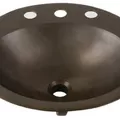 Chậu lavabo đặt bàn đồng thau phong cách cổ Kanly GCL08 (DL6211)