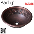 Chậu lavabo đặt bàn đồng thau Kanly RSC304
