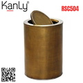 Thùng Đựng Rác Bằng Đồng Nắp Lật Kanly RSC504 