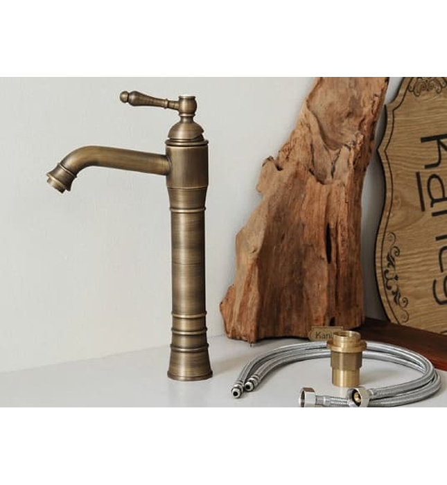Vòi lavabo nóng lạnh bằng đồng cổ điển Kanly GCA13 