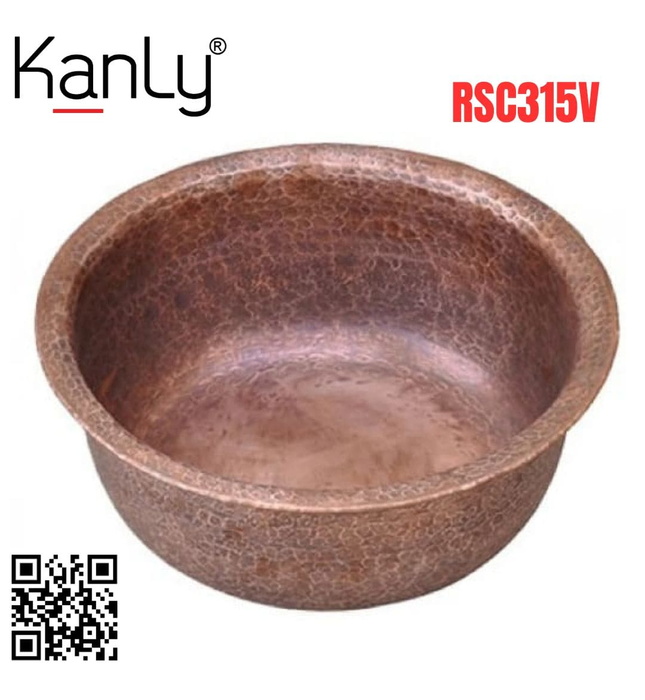 Chậu Ngâm Chân Bằng Đồng Kanly RSC315V 