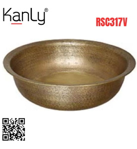 Chậu Ngâm Chân Bằng Đồng Kanly RSC317V