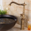 Vòi lavabo nóng lạnh bằng đồng cổ điển Kanly GCA01 