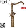 Vòi lavabo nóng lạnh bằng đồng cổ điển Kanly GCA01 