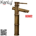 Vòi Lavabo Nóng Lạnh Bằng Đồng Hình Đốt Tre Kanly GCA02 