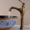 Vòi lavabo nóng lạnh bằng đồng cổ điển Kanly GCA04
