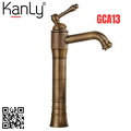 Vòi lavabo nóng lạnh bằng đồng cổ điển Kanly GCA13 