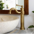 Vòi lavabo nóng lạnh bằng đồng cổ điển Kanly GCA16 