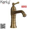 Vòi lavabo nóng lạnh bằng đồng cổ điển Kanly GCV13 