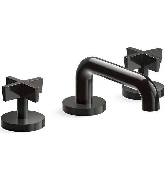 Vòi chậu rửa mặt 3 chân cổ thấp Nickel Kallista P24491-CR-SN