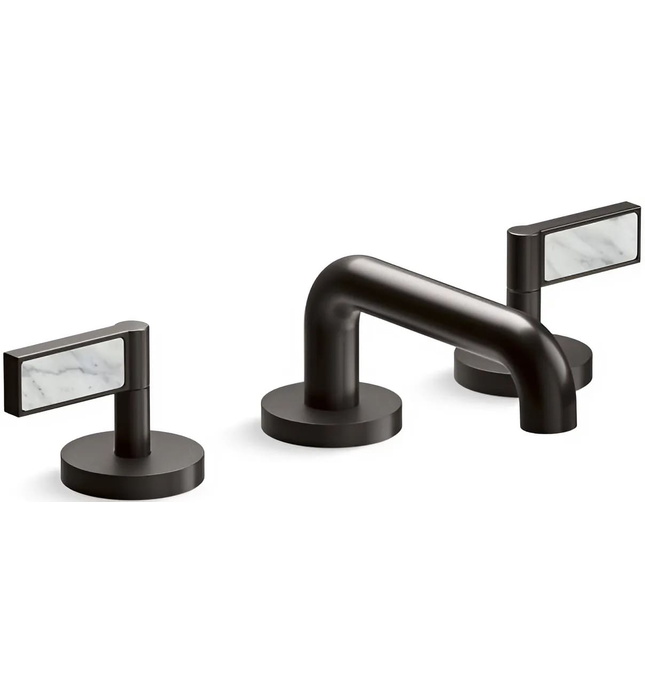 Vòi chậu rửa mặt 3 chân cổ thấp Chrome Kallista P24491-WC-CP