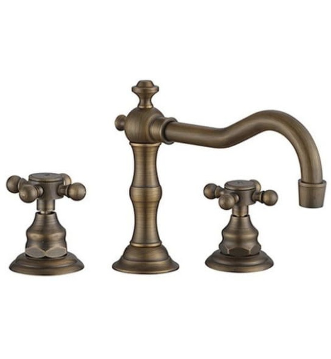 Vòi lavabo nóng lạnh 3 lỗ bằng đồng cổ điển Kanly GCB07 